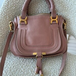Chloe Dusty Rose Leather Satchel